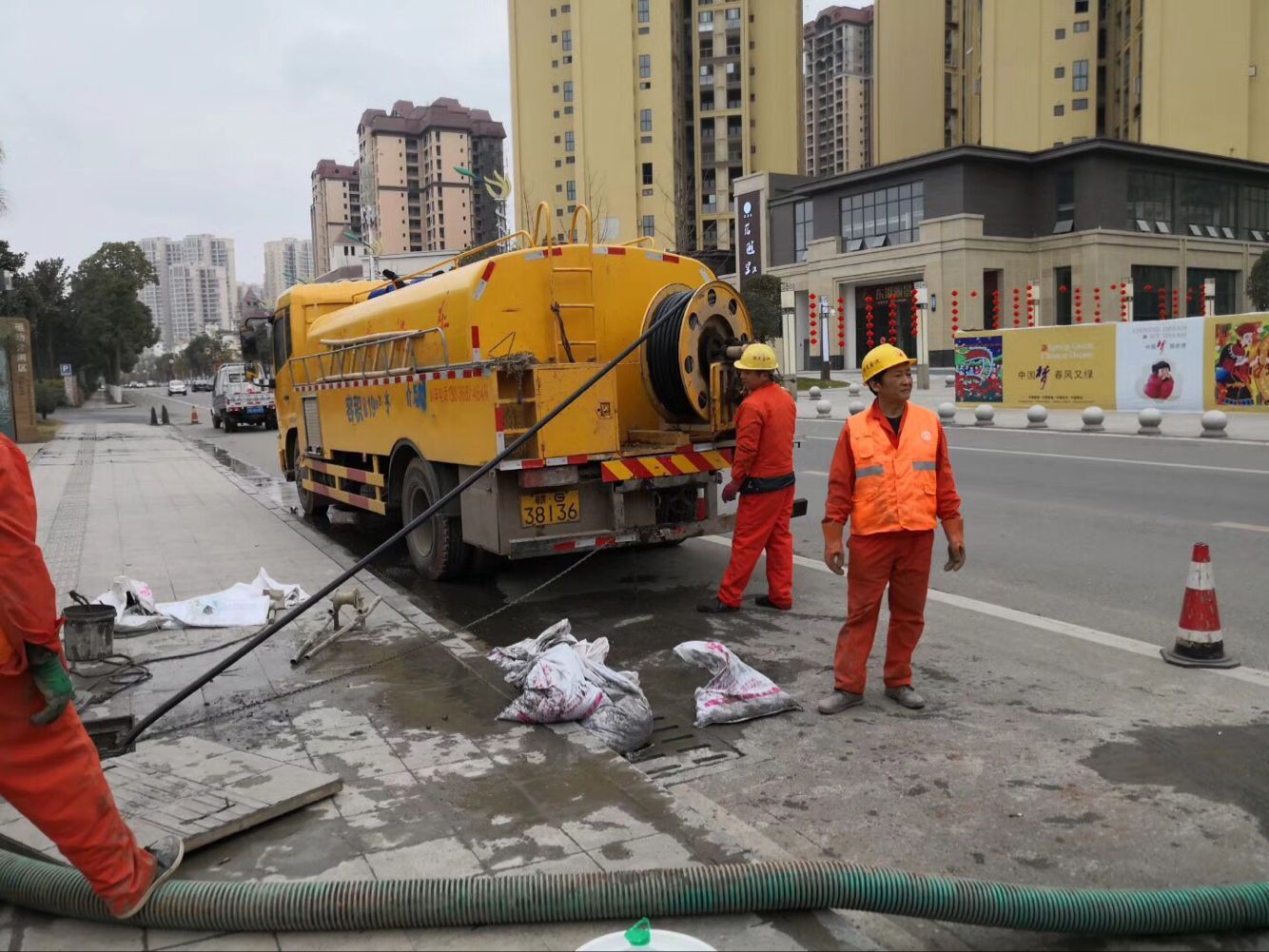 巴青排污管道清淤-管道清洗